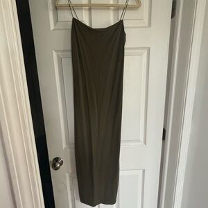 Zara olive dress